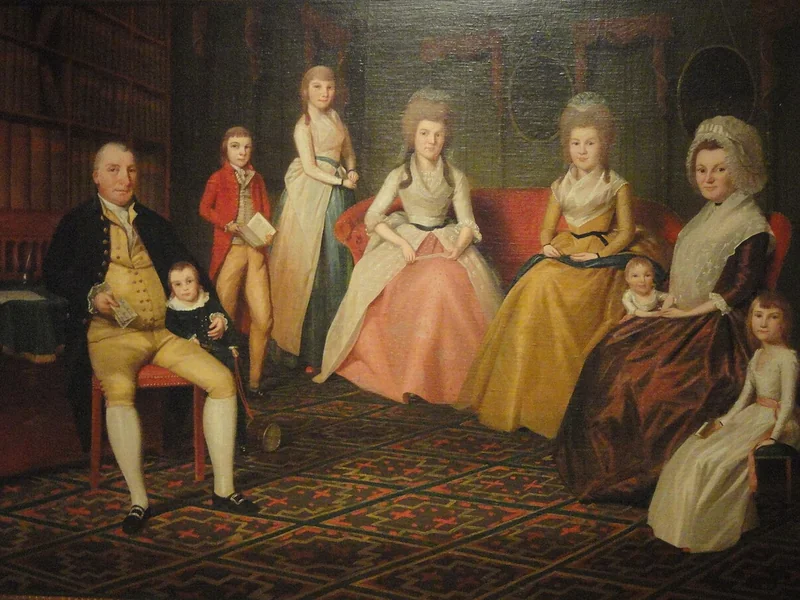 1751-Ralph Earl - La famiglia Angus Nickelson, 1791 - Museo di Belle Arti, Springfield,